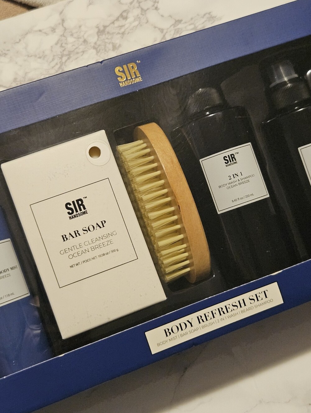 SIR Handsome Body Refresh Set - Navy & White